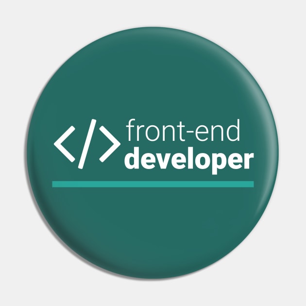 Front-End Developer Pin by codewearIO