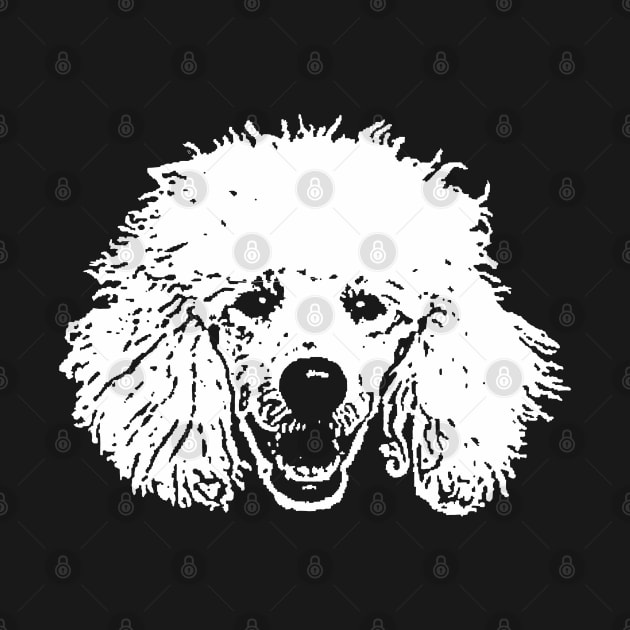 White Poodle by childofthecorn