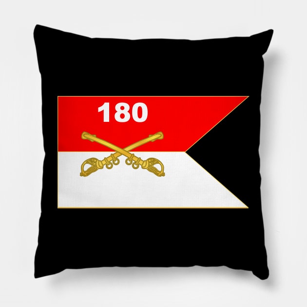 180th Cavalry Regiment - Guidon Pillow by twix123844