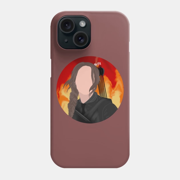 katniss everdeen Phone Case by atlasbackache