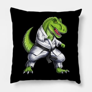 T-Rex Dinosaur Karate Fighter Pillow