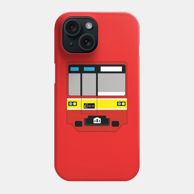 Train Metro 05 Series Jabodetabek Commuter Line Version Phone Case by Indotees