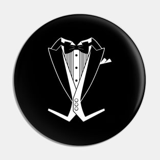 Tuxedo Black Bow Tie Pin