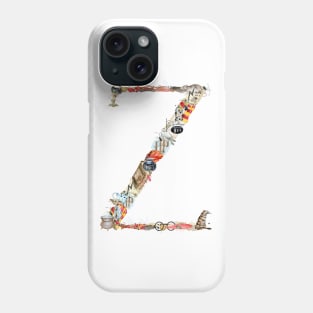 Magical letter Z, Monogram,Custom Letter Print, Initials Phone Case