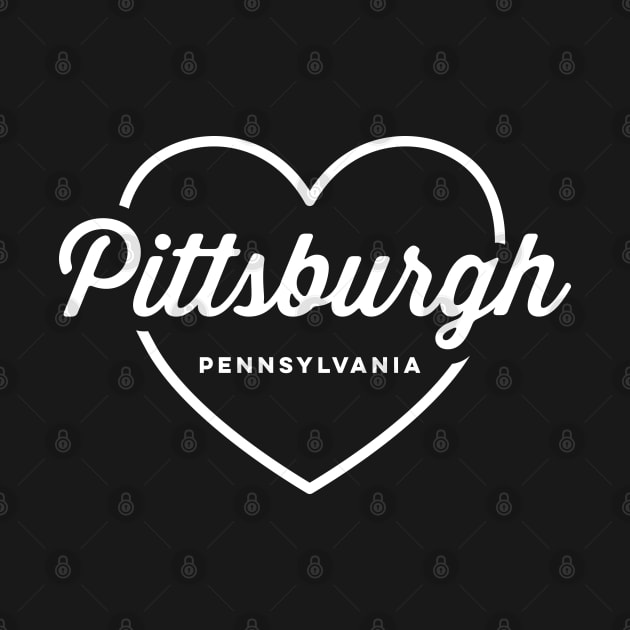 Pittsburgh Pennsylvania Love by DetourShirts