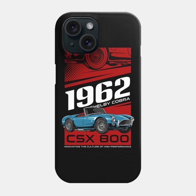 Shelby Cobra Car Phone Case by milatees