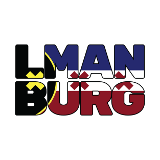 Lmanburg Flag Text T-Shirt