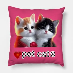 pet cat art designs. Pillow