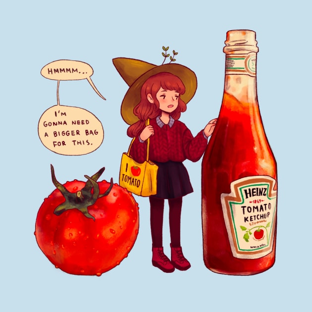 Tomato Witch by RedBeanPorridge TeePublic Store