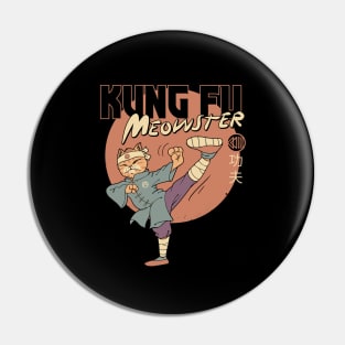 Kung Fu Meowster Pin