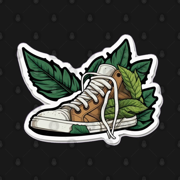 Stay Fresh and Plant a Tree with the Brown Cartoon Converse-Inspired by Greenbubble