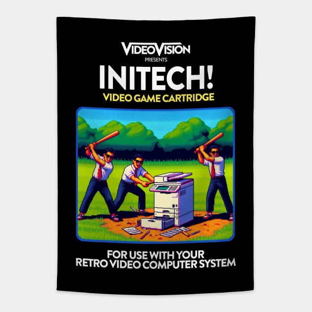 Initech! 80s Game Tapestry by PopCultureShirts