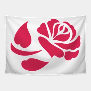 G1 June Rose symbol Tapestry