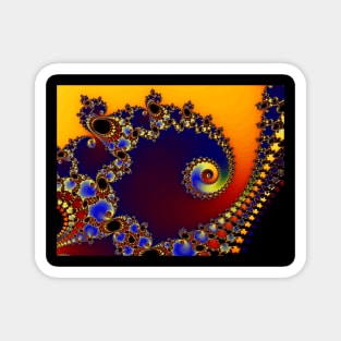 Seahorse Mandelbrot Fractal Magnet