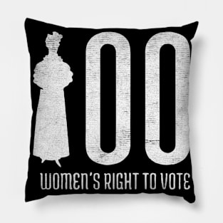 Womens vote 100 Pillow