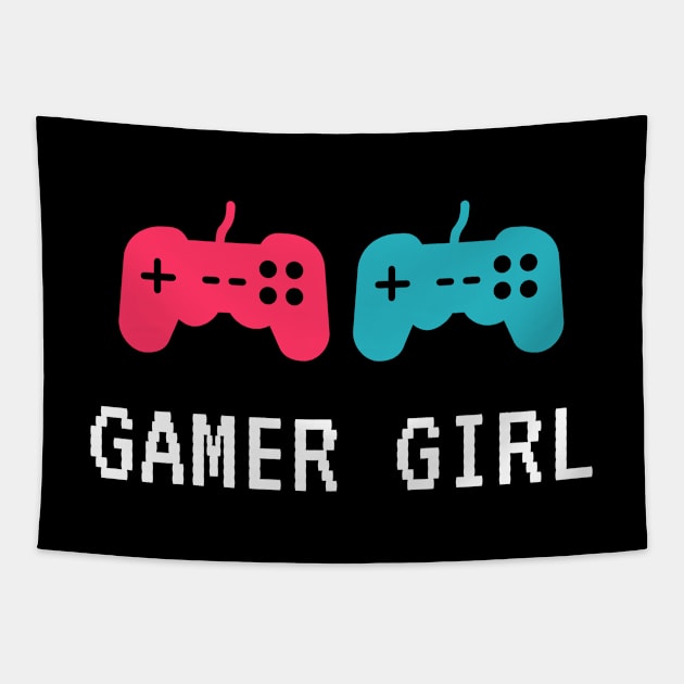 Gamer girl Tapestry by Tshirtiz