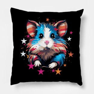 Patriotic Hamster Pillow