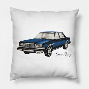 Plymouth Gran Fury Pillow