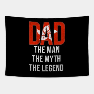 Hong Kongese Dad The Man The Myth The Legend - Gift for Hong Kongese Dad With Roots From Hong Kongese Tapestry