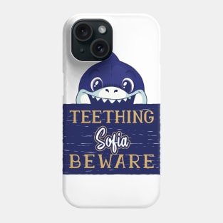 Sofia - Funny Kids Shark - Personalized Gift Idea - Bambini Phone Case