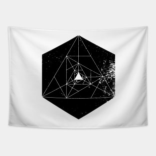 Geometric Triangles Tapestry