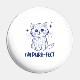Funny Cat Design Pin