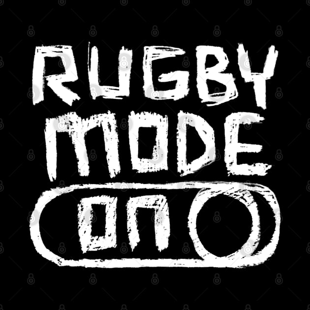 Rugby Mode ON by badlydrawnbabe