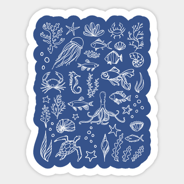 Ocean animals - Ocean - Sticker