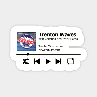 Trenton Waves Podcast Player Magnet