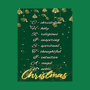 Christian Christmas Name Meaning T-Shirt