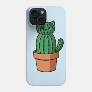 Cat shaped cactus Phone Case