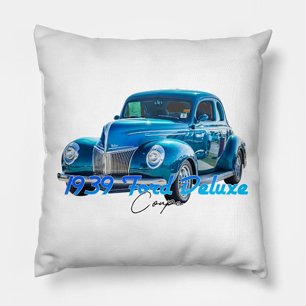 1939 Ford DeLuxe Coupe Pillow by Gestalt Imagery