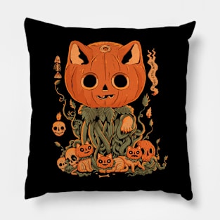 The great pumpkin cat Pillow