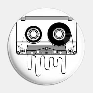 old-school cassette Pin