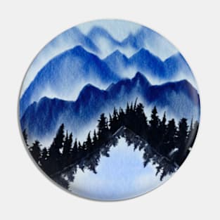 Forest Art Pin