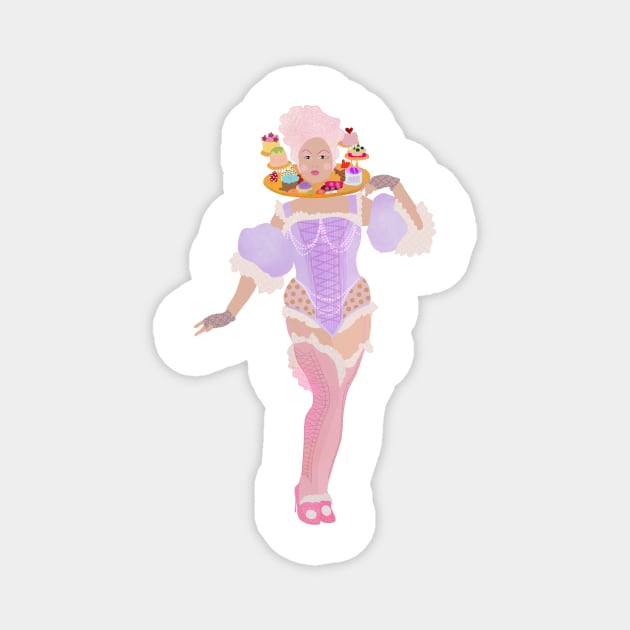 Adriana Drag Queen Magnet by rachaelthegreat