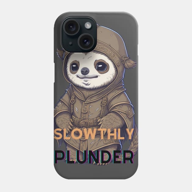 Slowthly plunder Phone Case by BakterjaWorkshop