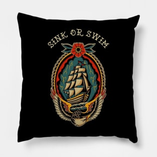 Sink or swim Pillow