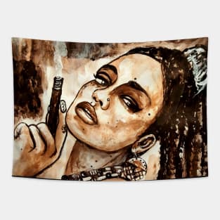 Lounge lady 809 Tapestry