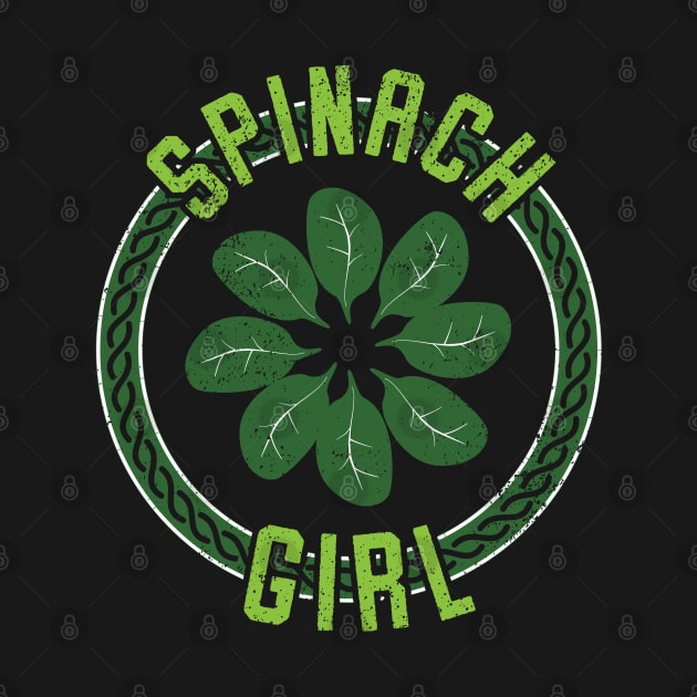 Spinach Girl Ring Of Leaves I by atomguy