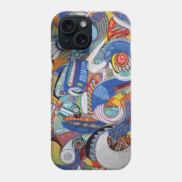 face Phone Case by Angel Rivas