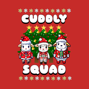 Cuddly Christmas Crew: Fluff and Festivities, Sheepish Shenanigans T-Shirt