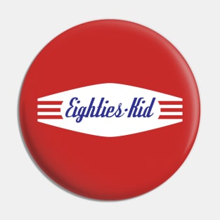 Eighties kid snack BLUE Pin