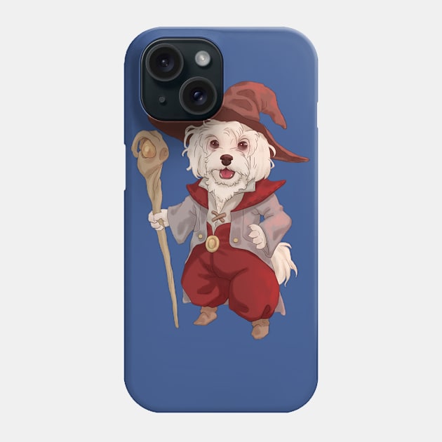 White Pearl Wizard Phone Case by Mystik Media LLC