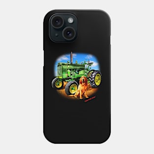 Tractor and Dog Phone Case