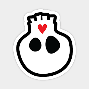 Skull heart Magnet