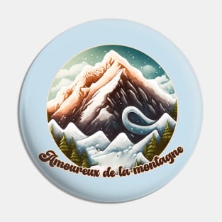 Amoureux de la montagne #3 (Mountain Lover) Pin