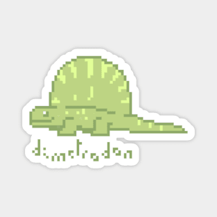 Pixel Art Dimetrodon Magnet