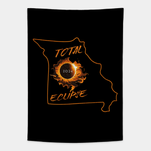 Total Eclipse 2024 Missouri Tapestry