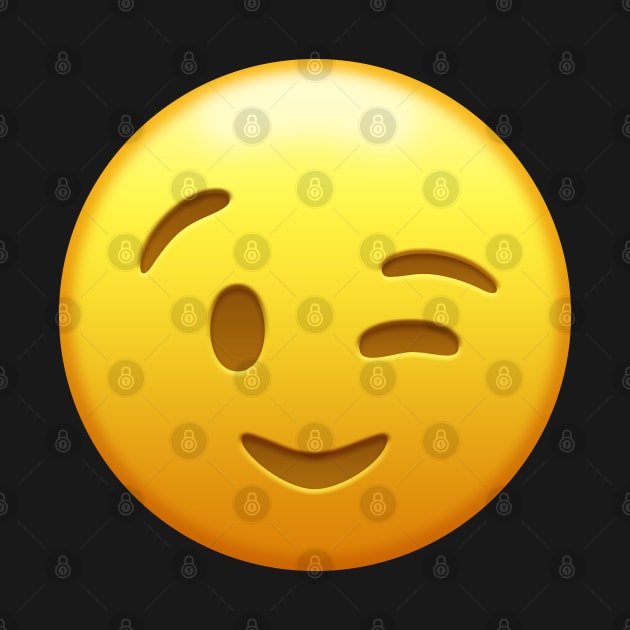 Emoji Winking Face by williamcuccio